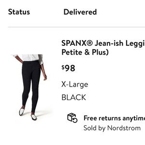 Spanx Jean-ish Leggings black size xl
